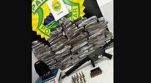 Denúncia anônima leva polícia a apreender maconha e fuzil em Curitiba