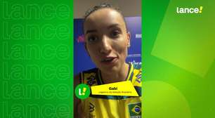 Gabi, ponteira da Seleção Brasileira, fala sobre as lideranças em quadra na equipe