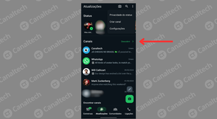 WhatsApp Beta cria atalho para descobrir novos canais