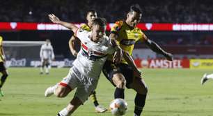 São Paulo pressiona, mas fica no empate com o Barcelona na Libertadores