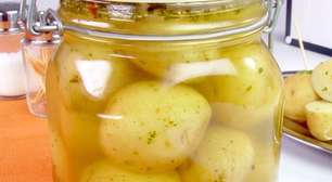 Batata bolinha em conserva: aprenda a fazer o aperitivo saboroso