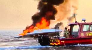 Mais uma lancha explode em Cabo Frio, no RJ; cinco pessoas estavam na embarcação