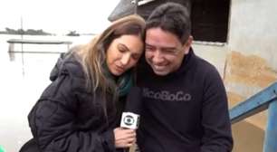 Ao vivo na Globo, Patrícia Poeta reencontra amigo de escola e se emociona: "É muito difícil"