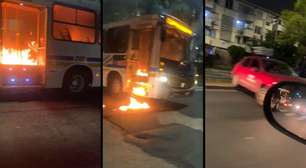 Vídeo mostra inicio da confusão generalizada que terminou em 2 ônibus incendiados em Porto Alegre