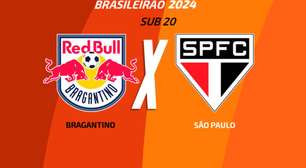 RB Bragantino e São Paulo pelo Brasileirão Sub-20: onde assistir, escalações e arbitragem