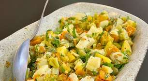 Salada de legumes: saborosa, com ingredientes disponíveis