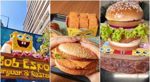Novo restaurante do Bob Esponja vai distribuir hambúrgueres grátis em São Paulo