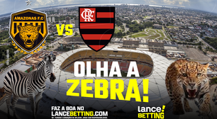 Zebra? Aposte R$100 e fature R$710 para vitória simples do Amazonas sobre o Flamengo na Copa do Brasil