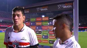 Erick brinca após assistência de Ferraresi em vitória do São Paulo: 'Vou pagar o jantar'