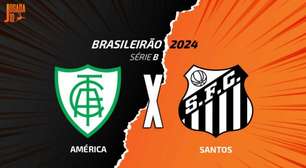 América-MG x Santos, AO VIVO, com a Voz do Esporte, às 20h