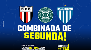 Olho na B! Aposte R$100 e fature R$1.395 nas vitórias de Botafogo-SP, Coritiba e Avaí