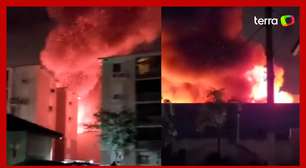 Incêndio de grandes proporções atinge loja em Porto Alegre