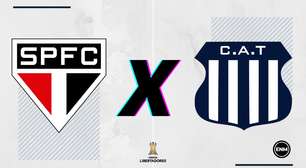 São Paulo x Talleres: prováveis escalações, desfalques, retrospecto, onde assistir, arbitragem e palpites