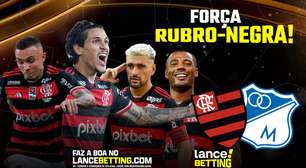 Aposte R$100 e leve mais de R$300 se o Flamengo balançar as redes mais vezes no 1º tempo pela Libertadores