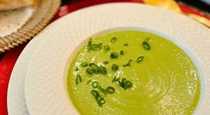 Sopa de ervilha: a mais verdinha e apetitosa e muito fácil