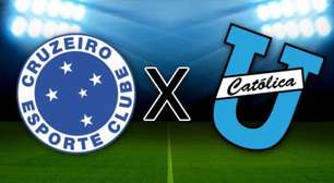 Cruzeiro x Universidad Católica: onde assistir, horário e escalção das equipes