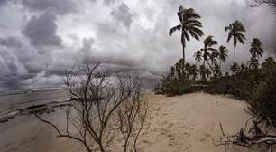 Condição de temporal aumenta no litoral da Bahia