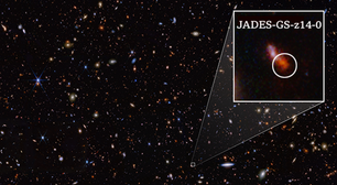 As imagens da galáxia mais distante da Terra obtidas pela Nasa