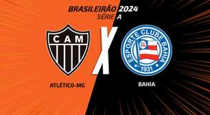 Atlético-MG X Bahia: onde assistir, escalações e arbitragem