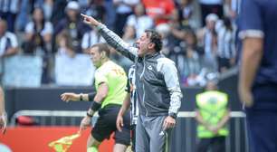 O treinador do Atlético, Milito, avalia o empate com o Bahia como "injusto"