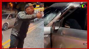Policial civil mostra distintivo após se envolver em acidente de trânsito no RJ: 'Quer porrada?'
