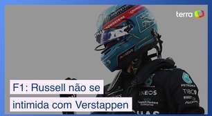 George Russell não se intimida com Verstappen: 'Corri contra o maior'