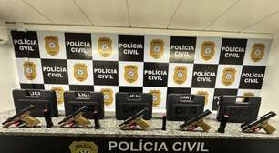 Polícia Civil apreende 5 pistolas de origem Eslovena no RS