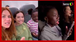 Filha de Giovanna Ewbank e Bruno Gagliasso dá show de fofura ao ver ídolo