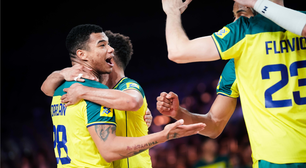Brasil desliga no segundo set, se recupera e vence o Irã na VNL