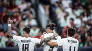 Com hat-trick de Darwin Núñez, Uruguai goleia o México em amistoso