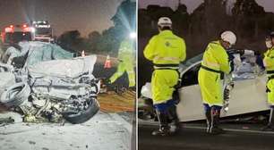 Vídeo: motorista de picape morre após forte batida na Rodovia do Xisto (PR)