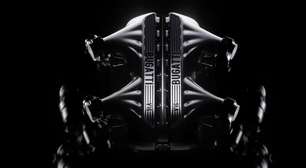 Substituto do Bugatti Chiron será híbrido e terá 1.800 cv