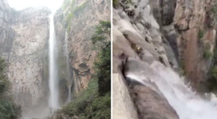 Vídeo mostra que famosa cachoeira na China pode ser artificial; entenda