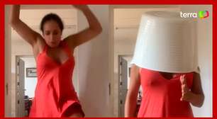 Daniela Mercury usa balde para criar coreografias e surpreende fãs; veja vídeo