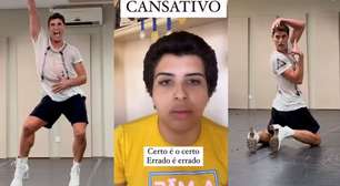 Vídeo de Reynaldo Gianecchini interpretando drag queen viraliza e é detonado por bailarina trans de Iza: 'Uma pessoa branca jamais...'