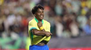 Dorival destaca estrela de Endrick em mais um jogo do Brasil que o garoto deixa sua marca