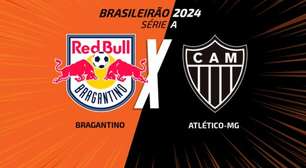 Bragantino x Atlético-MG, AO VIVO, às 20h (de Brasília)