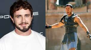 Paul Mescal se transforma em guerreiro nas imagens do set de Gladiador: Primeiro vislumbre traz conexão com Russell Crowe
