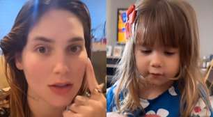 Virginia Fonseca se emociona com pedido da filha mais velha: 'Cadê Leandro?'