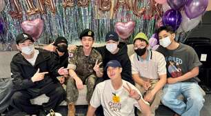 Membros do BTS encontram Jin no dia de sua dispensa do exército