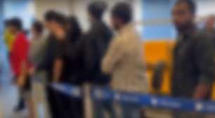 Dezenas de migrantes da Índia e Vietnã estão retidos no Aeroporto de Guarulhos