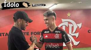 Luiz Araújo comenta reação de Neymar com o seu gol: 'Sem palavras'