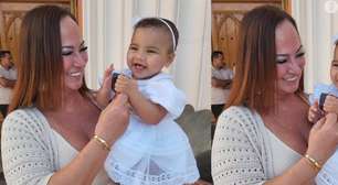 Tudo em paz? Mãe de Neymar exibe fotos inéditas com a neta, Mavie, após rumor com Bruna Biancardi: 'Minha bebê linda'