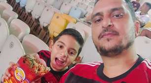 Jornada dupla! Pai e filho acompanham o Flamengo no basquete e no futebol