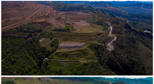 Vale descaracteriza barragem de Macacos, Nova Lima (MG), veja antes e depois