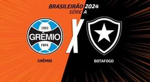 Grêmio x Botafogo: onde assistir, escalações e arbitragem
