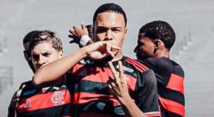 Flamengo joga contra irmão de Vini Jr e goleia no Carioca Sub-20