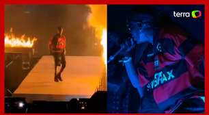 Rapper americano usa camisa do Flamengo em show nos Estados Unidos