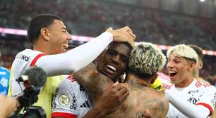 Evertton Araújo marca pelo Flamengo e comemora: 'Deus ajuda a quem trabalha'