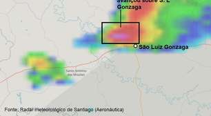Microexplosão foi observada em São Luiz Gonzaga (RS)